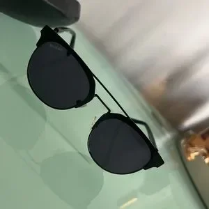 Authentic Black Balmain Cateye 52mm Sun Glasses BL2109B Balmain® Eyewear - B-II Sunglasses | Specs Collective main image 4
